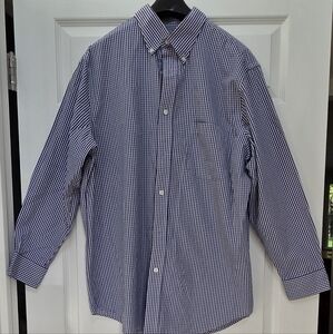 Men's Blue Checkered Shirt